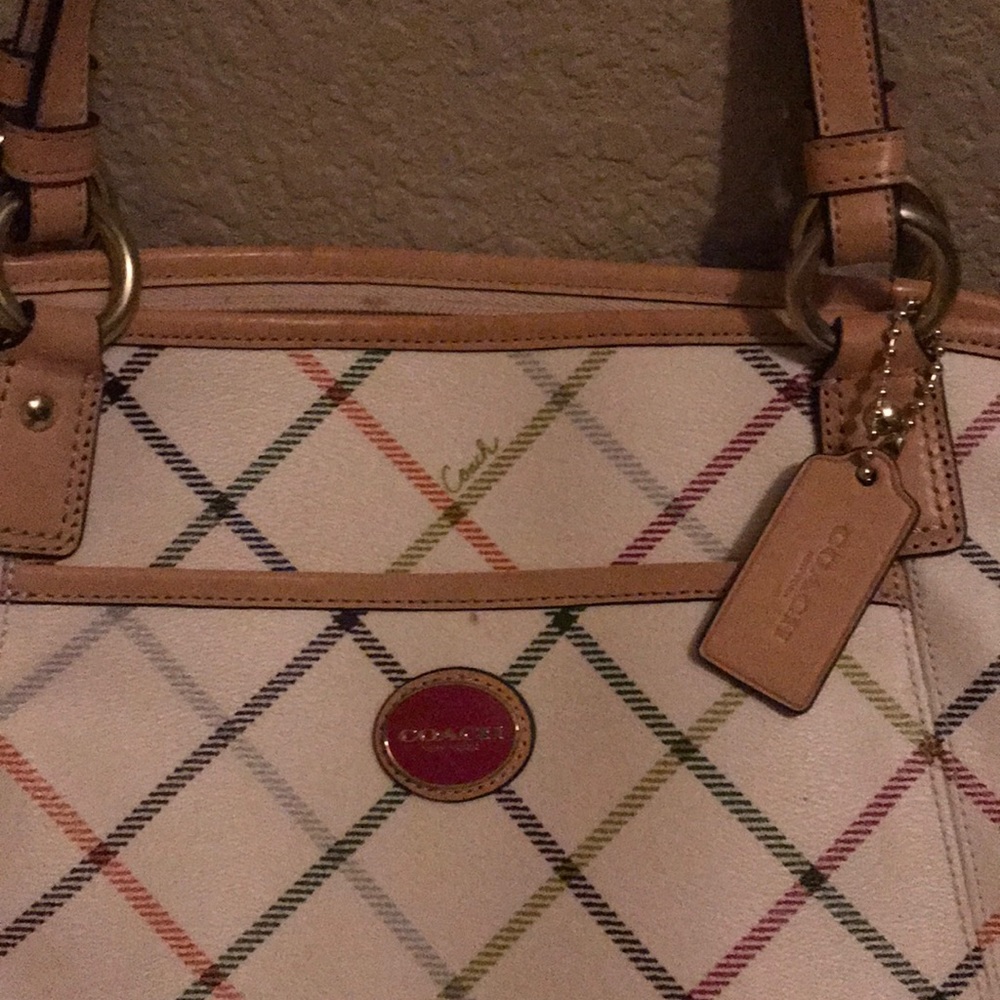 Coach over the shoulder bag, like new. - Picture 2 of 2